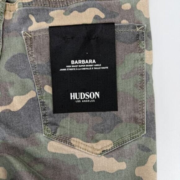 Hudson Barbara High Waist Super Skinny Ankle Jeans In Mammoth Size 23 - Picture 8 of 9